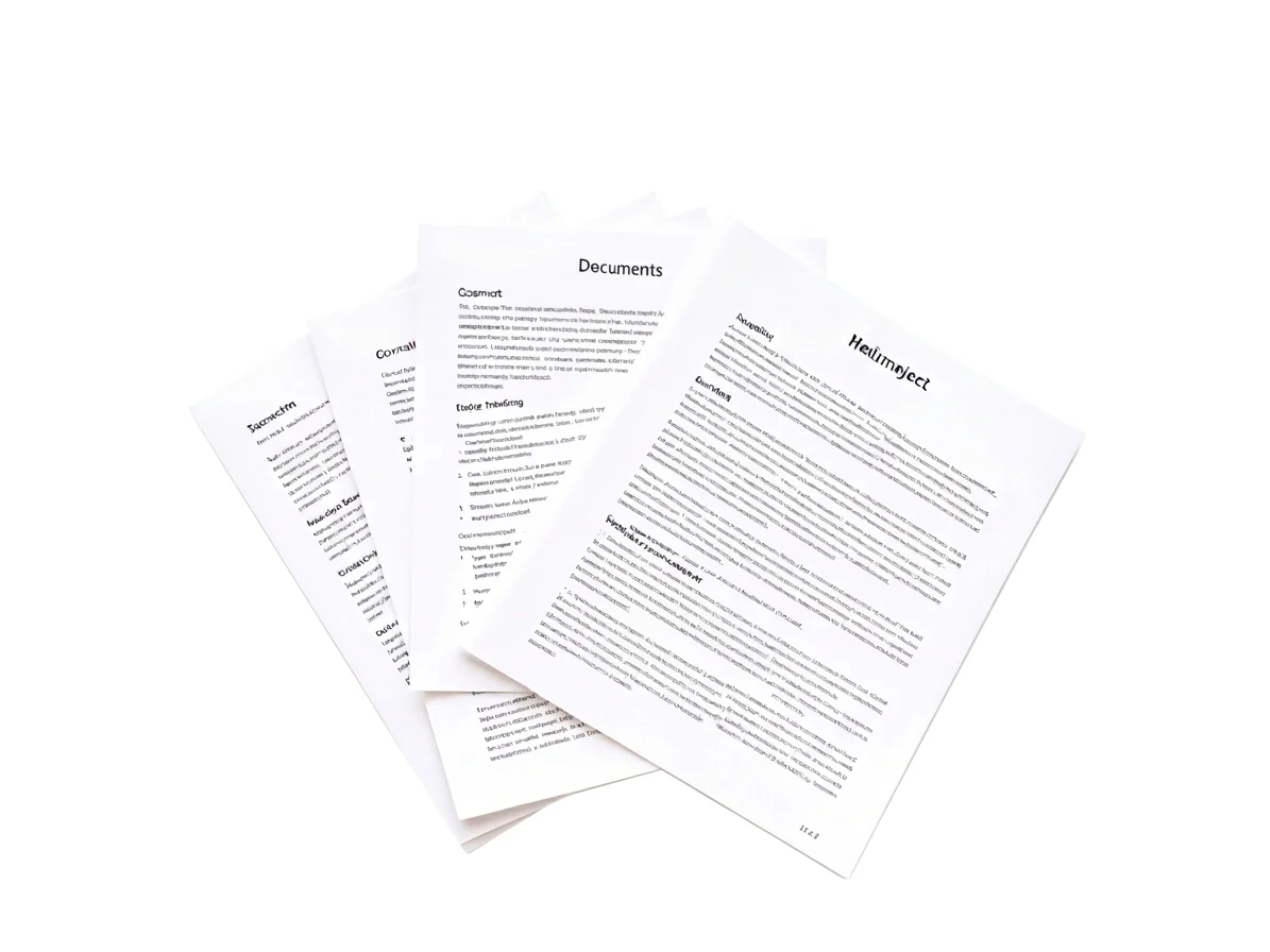 full-white-background-with-documents-modern-and-miniminislitc